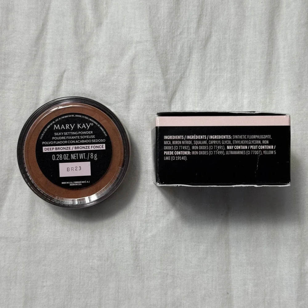 Mary Kay Silky Setting Powder Women's 0.28 oz Deep Bronze BR23 Matte New